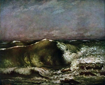 Die Woge von Gustave Courbet